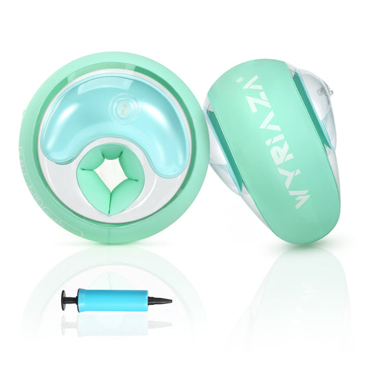 WYRIAZA Brassards de Natation pour Enfants (1-6 Ans) – 3 Airbags Indépendants Flotteurs de Piscine Gonflables pour Tout-petits 5-20kg, Anneaux de Natation Doux Antidérapants (Vert)
