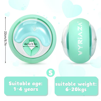WYRIAZA Toddler Arm Floaties (1-6 years), Swimming Floaties for Kids with 3 Airbags Fits 13-44 lbs